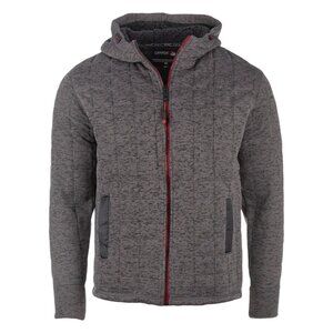 NWT Canada Weather gear Men's Full Zip Insulated Sherpa Hooded Gray Sz XL *READ